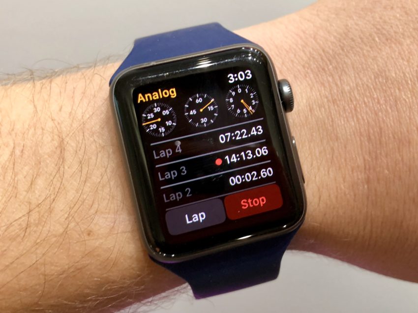 Use the Apple Watch as a Stop Watch